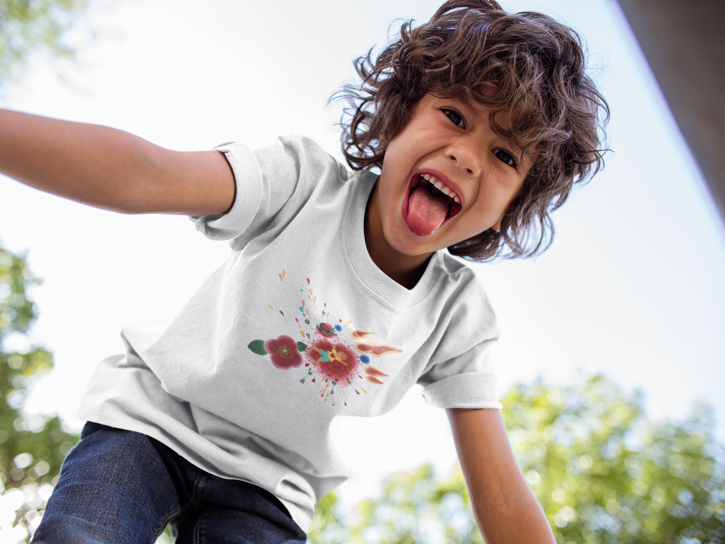 Full of Life - Kids T-shirt by Yu