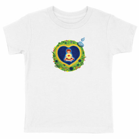 Into the Heart - Kids T-shirt by Yu - front_white