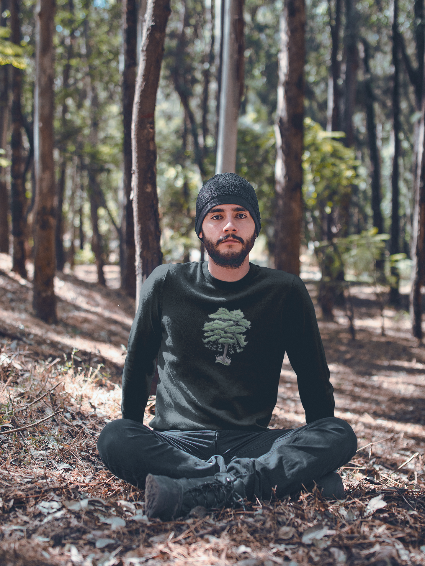 Big Tree - Long sleeve T-shirt by Hannah
