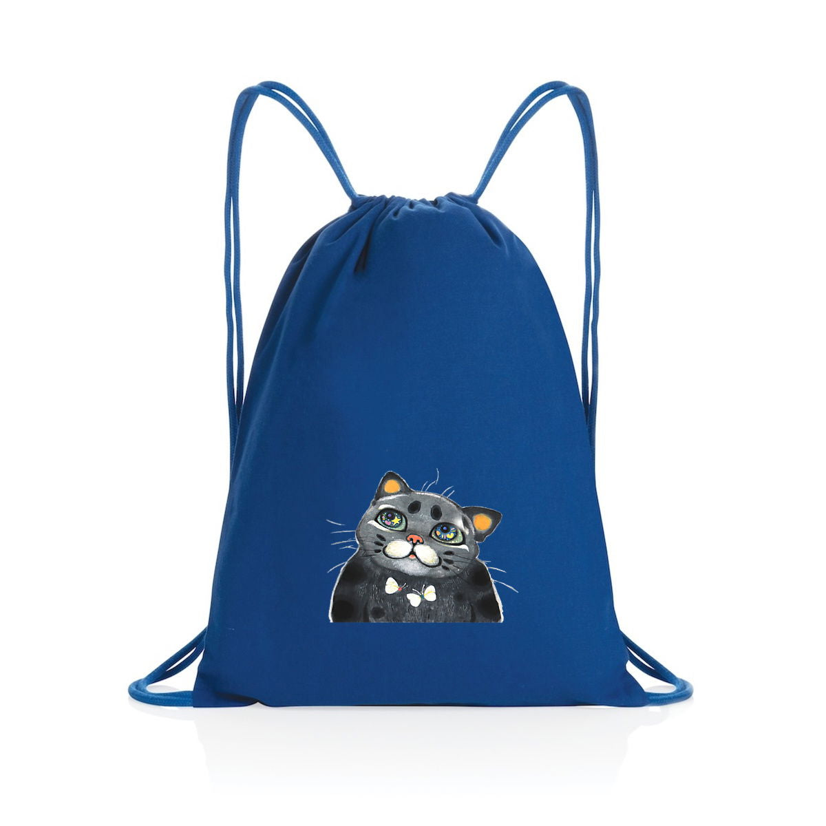 Beyol the Cat - Drawstring backpack by Yu - front_1