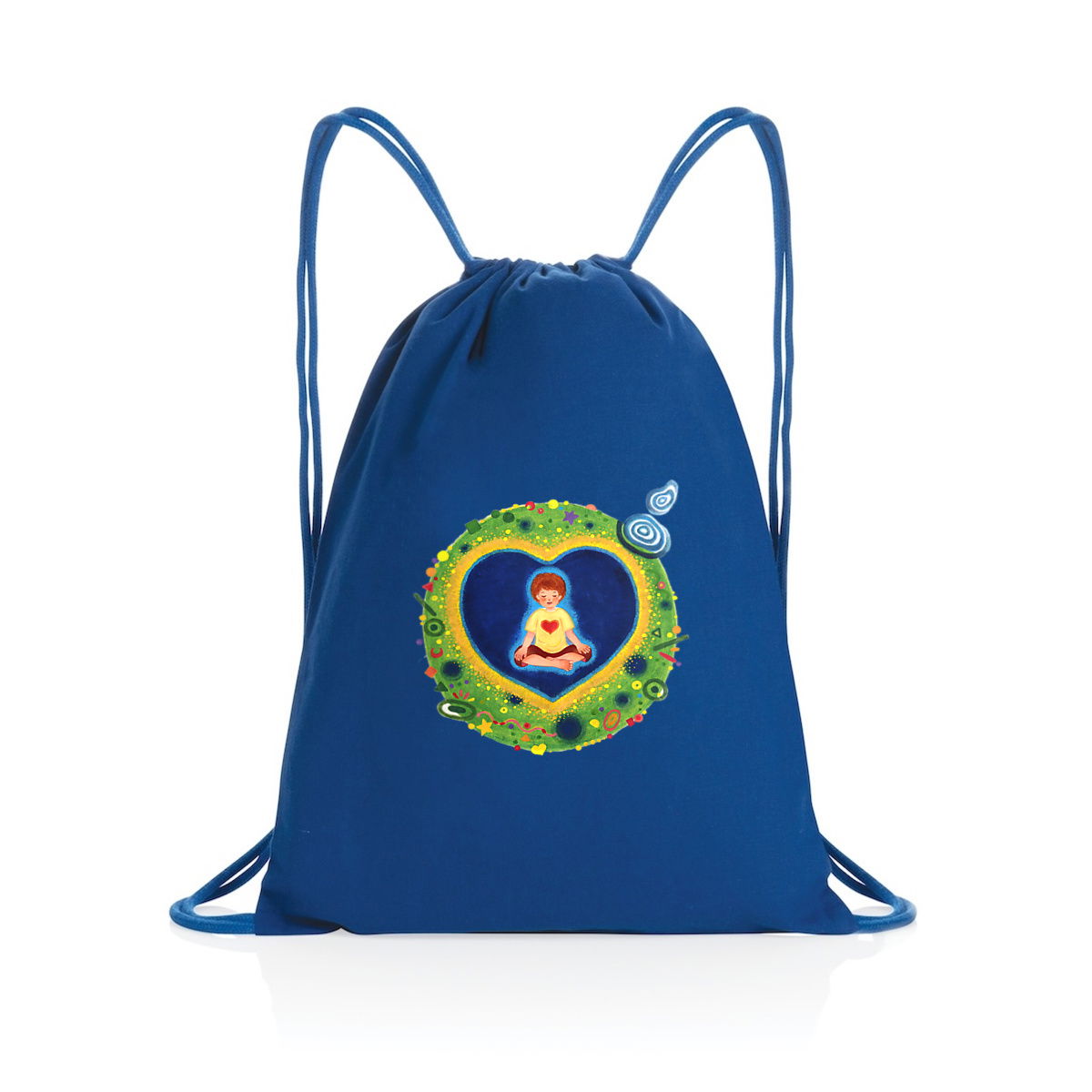 Into The Heart - Drawstring backpack by Yu - front_1