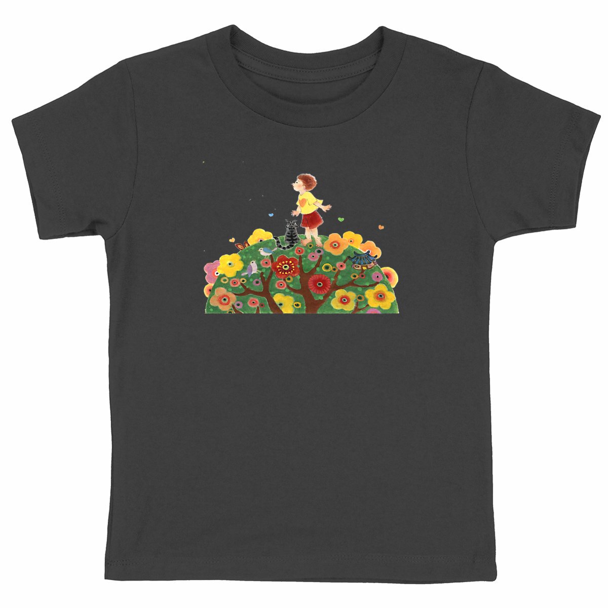 Wonder - Kids T-shirt by Yu - front_black