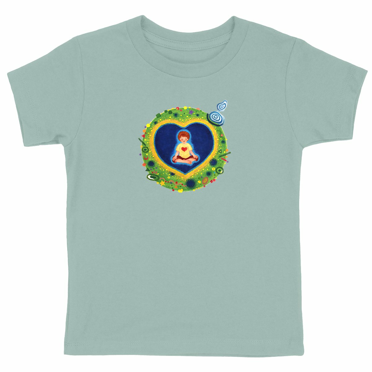Into the Heart - Kids T-shirt by Yu - front_green