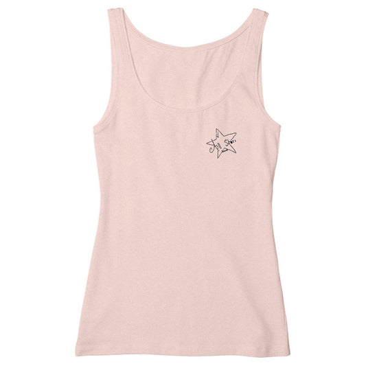 All Stars - Tank top by Elena - front_heatherpink