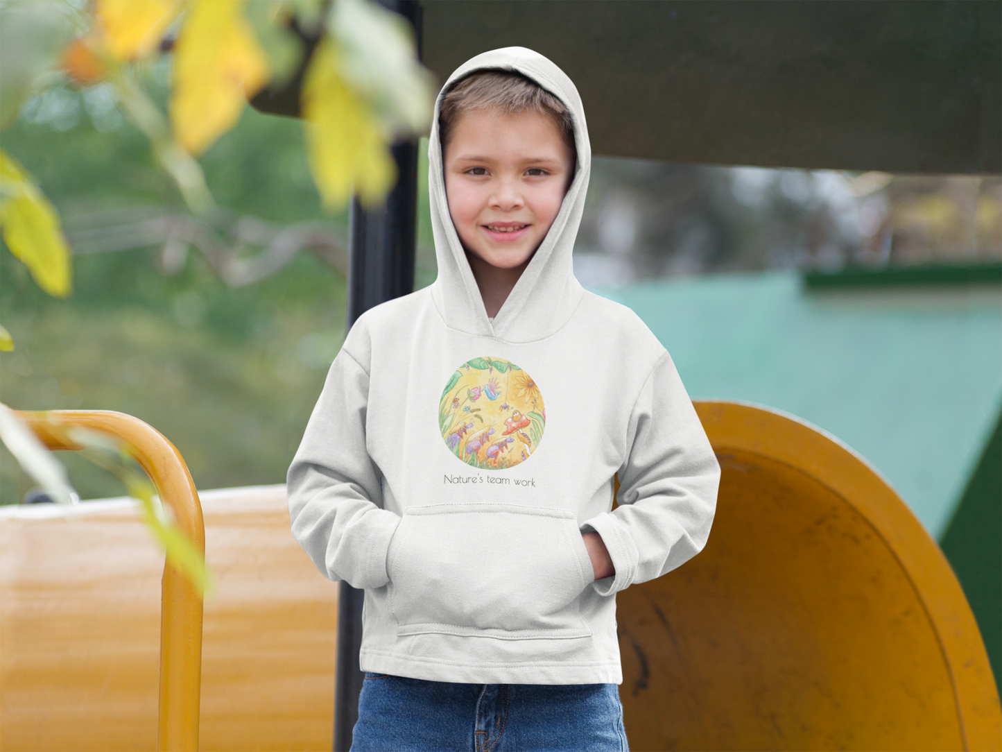 Nature's Team Work - Hoodie by Anabel