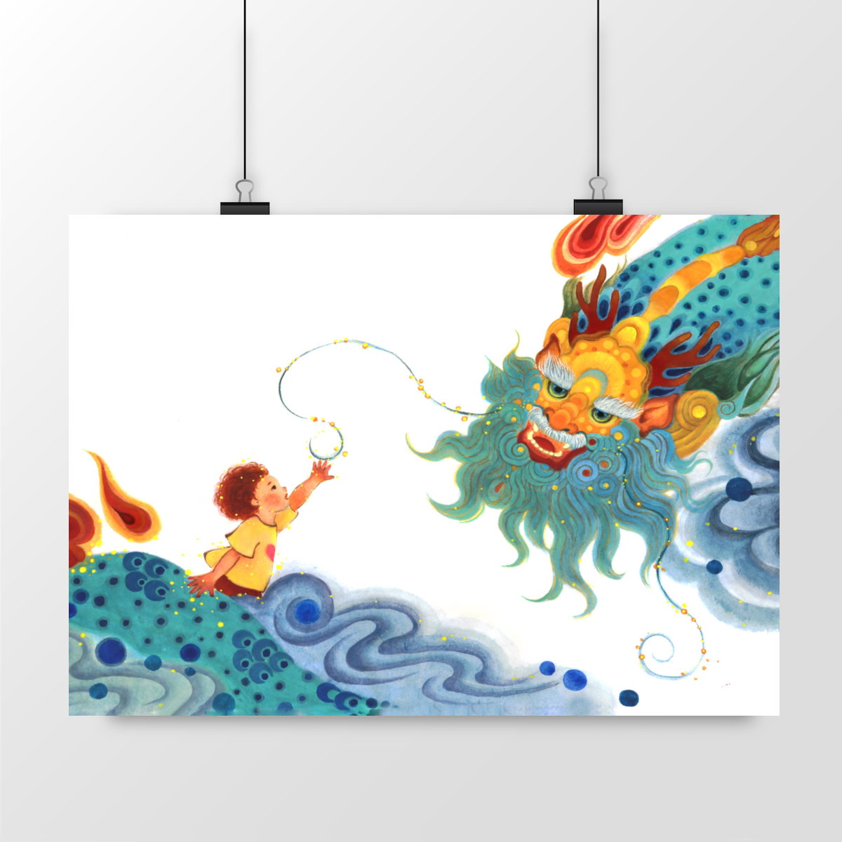 Star Dragon - Poster by Yu - landscape_3