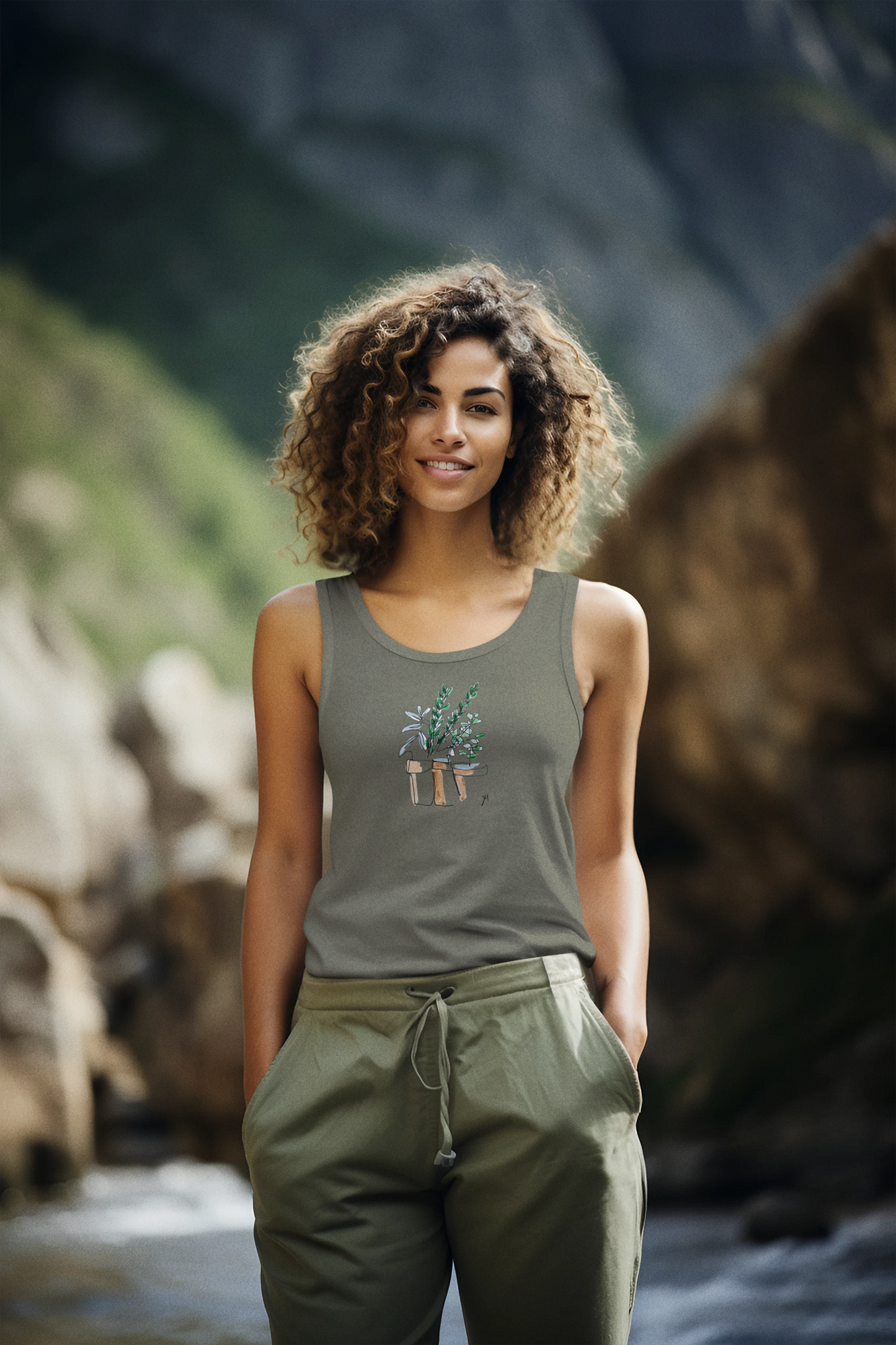 Plants - Tank top by Jana