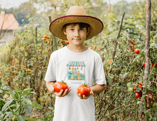 I Love Local - Kids T-Shirt by Anabel