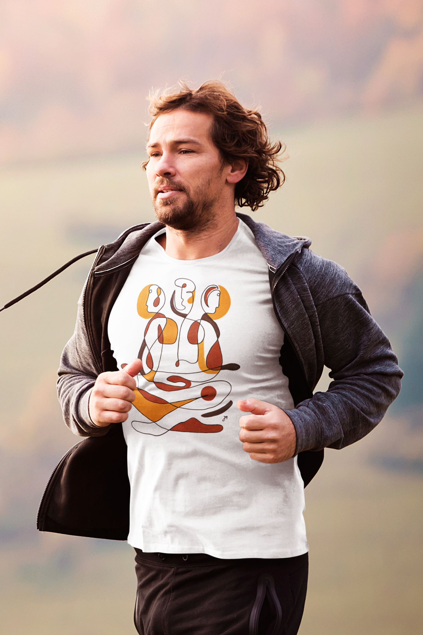 Being - Long sleeve T-shirt by Jana